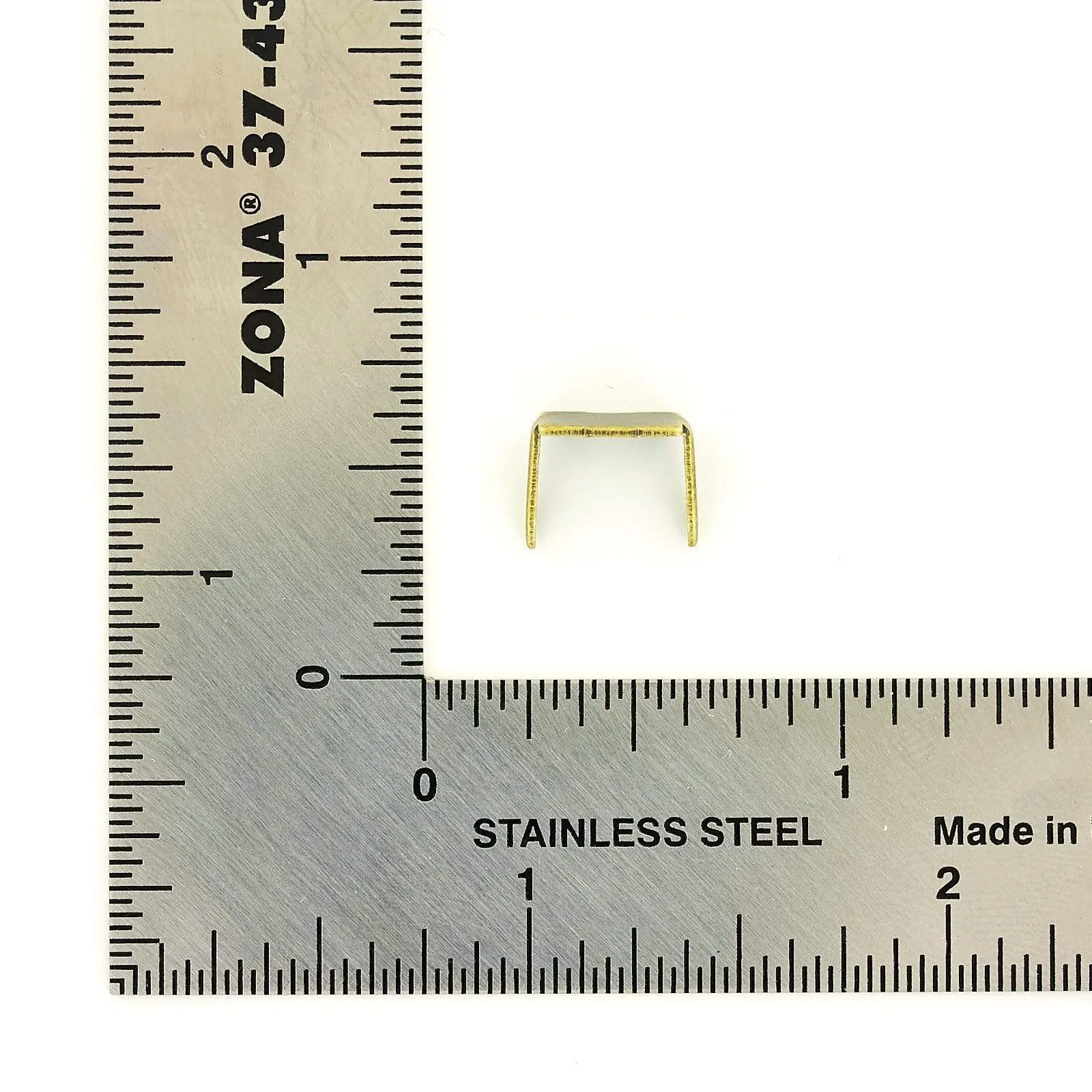 #10 Antique Brass, 2-Prong Bottom Stop, Zinc Alloy-PK10, #10M-2P-ANTB