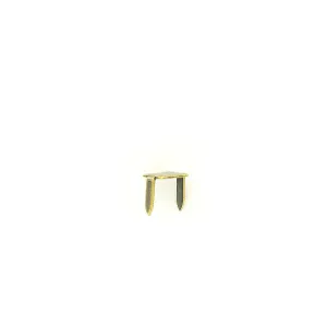#10 Antique Brass, 2-Prong Bottom Stop, Zinc Alloy-PK10, #10M-2P-ANTB