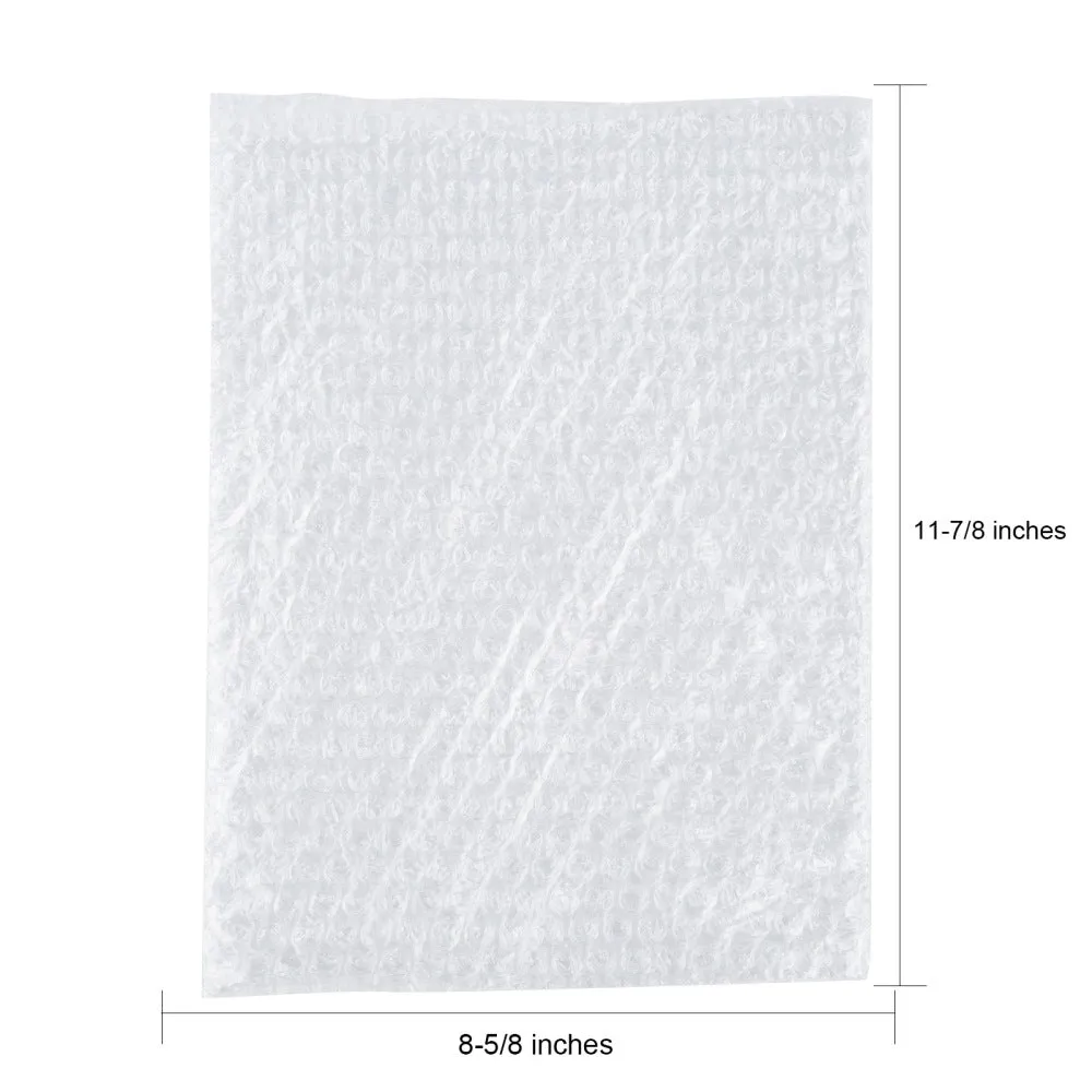 100 pc Plastic Bubble Out Bags, Bubble Cushion Wrap Pouches, Packaging Bags, Clear, 30x22cm