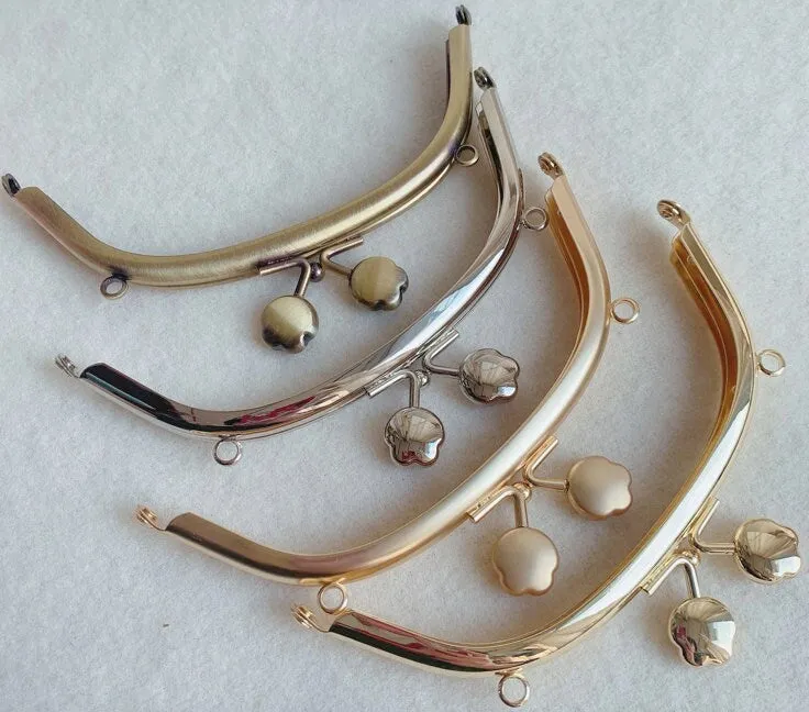 13cm Purse Frame Bag Hanger Come Screws Style With Paper Pattern