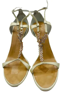 2000s Giuseppi Zanotti Sexy Jeweled Ankle Strap Stilettos