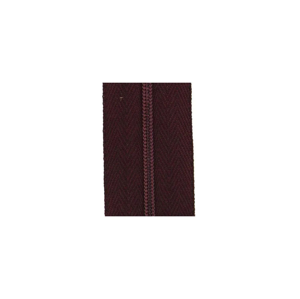 #2.5 Burgundy, YKK Coil Chain Zipper Tape, Nylon, #2.5C-W-BURG