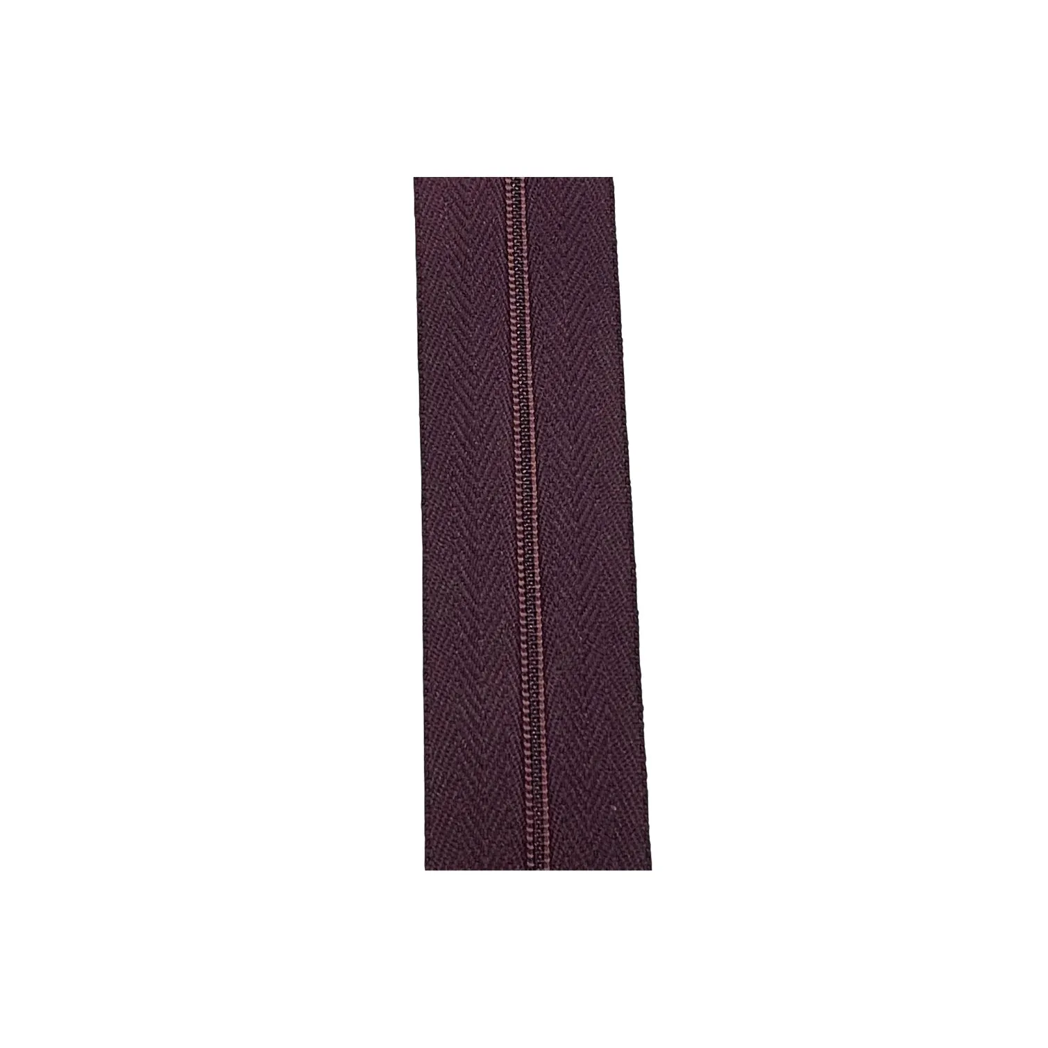 #2.5 Burgundy, YKK Coil Chain Zipper Tape, Nylon, #2.5C-W-BURG