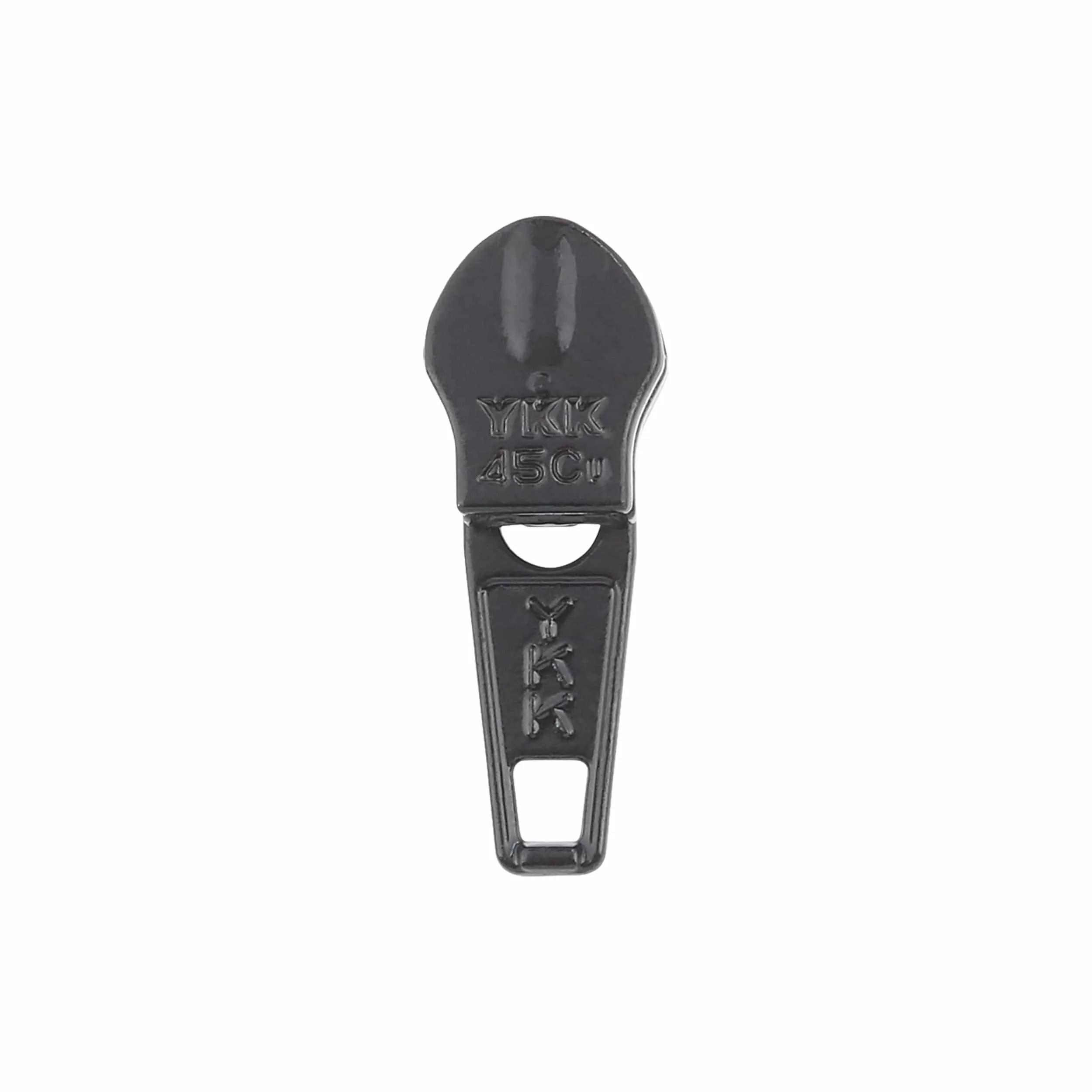 #4.5 Black, Coil, YKK Auto Lock Slider, Zinc Alloy, #4.5C-2-BLK