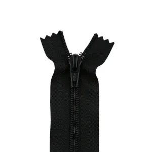 #5 Coil, Black, 8" YKK Closed End Boot Zipper, Nylon, #560-8-BLK