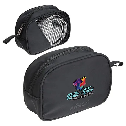 AeroLOFT™ Mesh Pouch Jet Black Tech Organizer Mesh Pouch