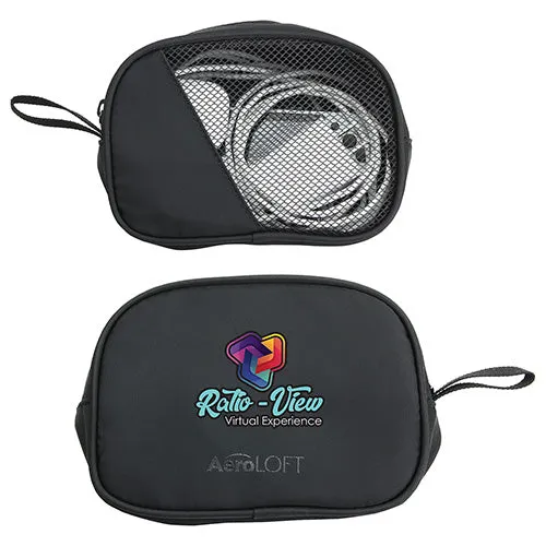 AeroLOFT™ Mesh Pouch Jet Black Tech Organizer Mesh Pouch