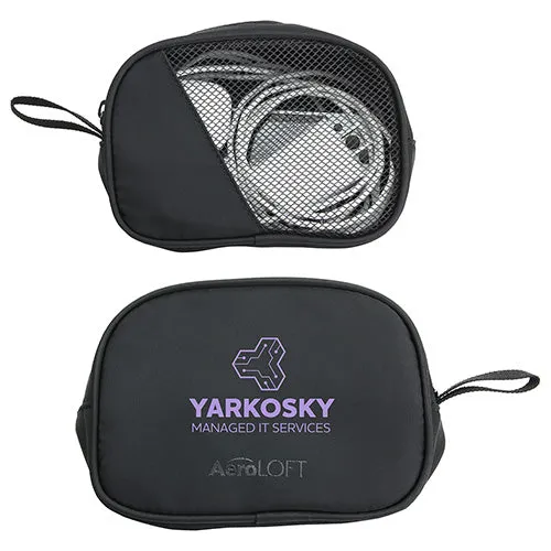 AeroLOFT™ Mesh Pouch Jet Black Tech Organizer Mesh Pouch