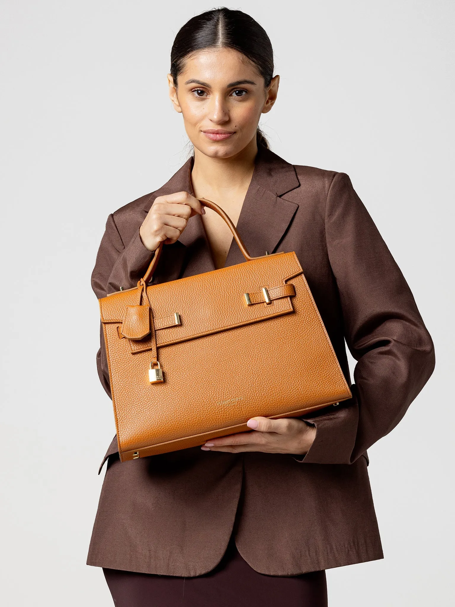 Ava  14" - Camel Brown