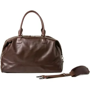 Barber Shop "Cesar Cut" Duffle Camera Bag (Dark Brown Smooth Leather)