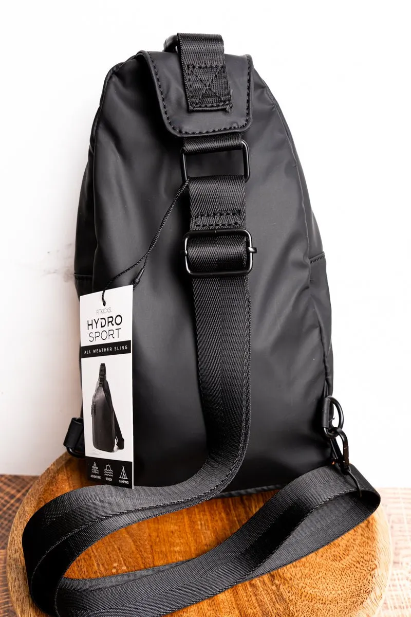 Black Fitkicks HydroSport All Weather Sling