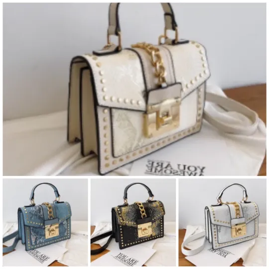 Black Gold Link Purse