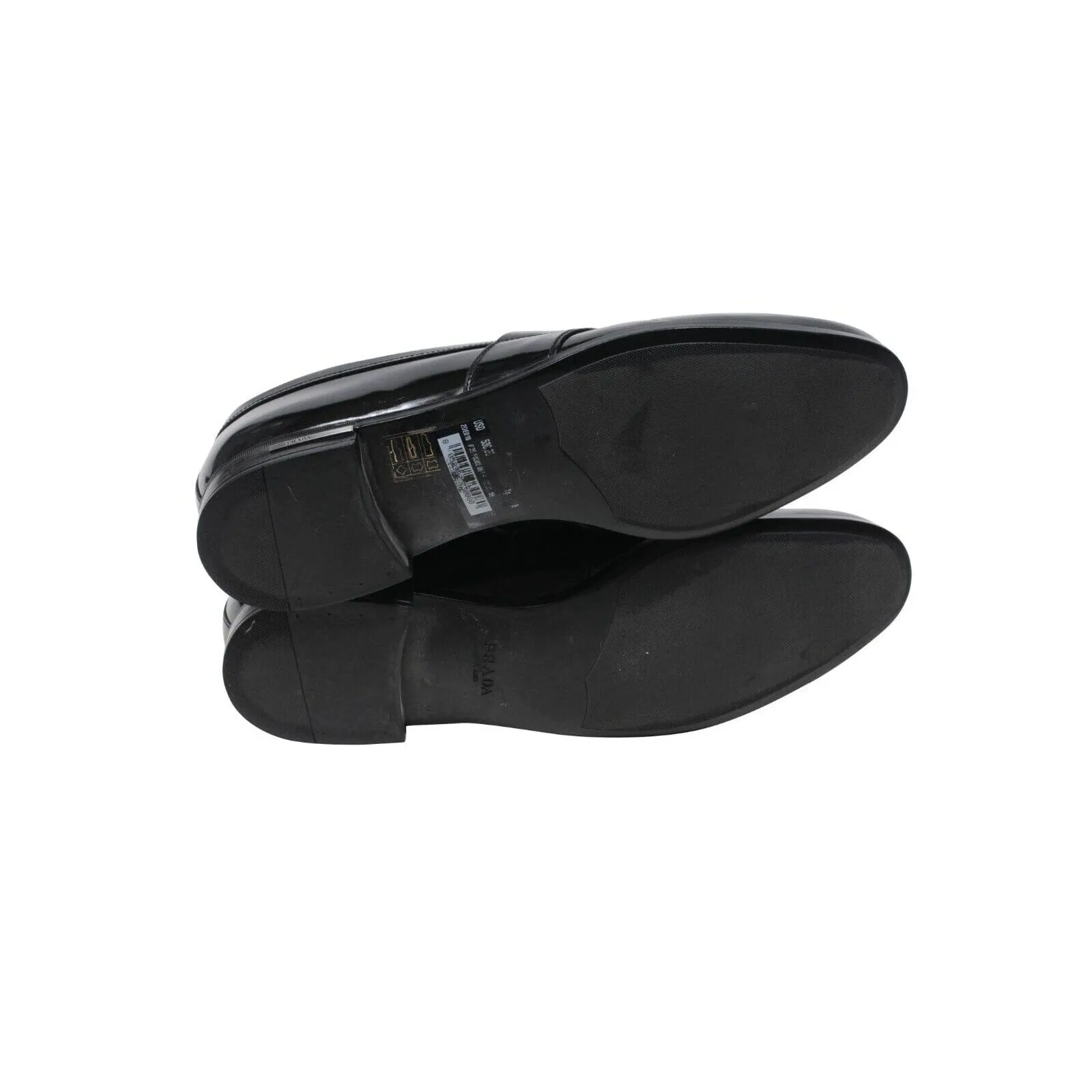 Black Leather Slip On Moccasin Casual Penny Loafers