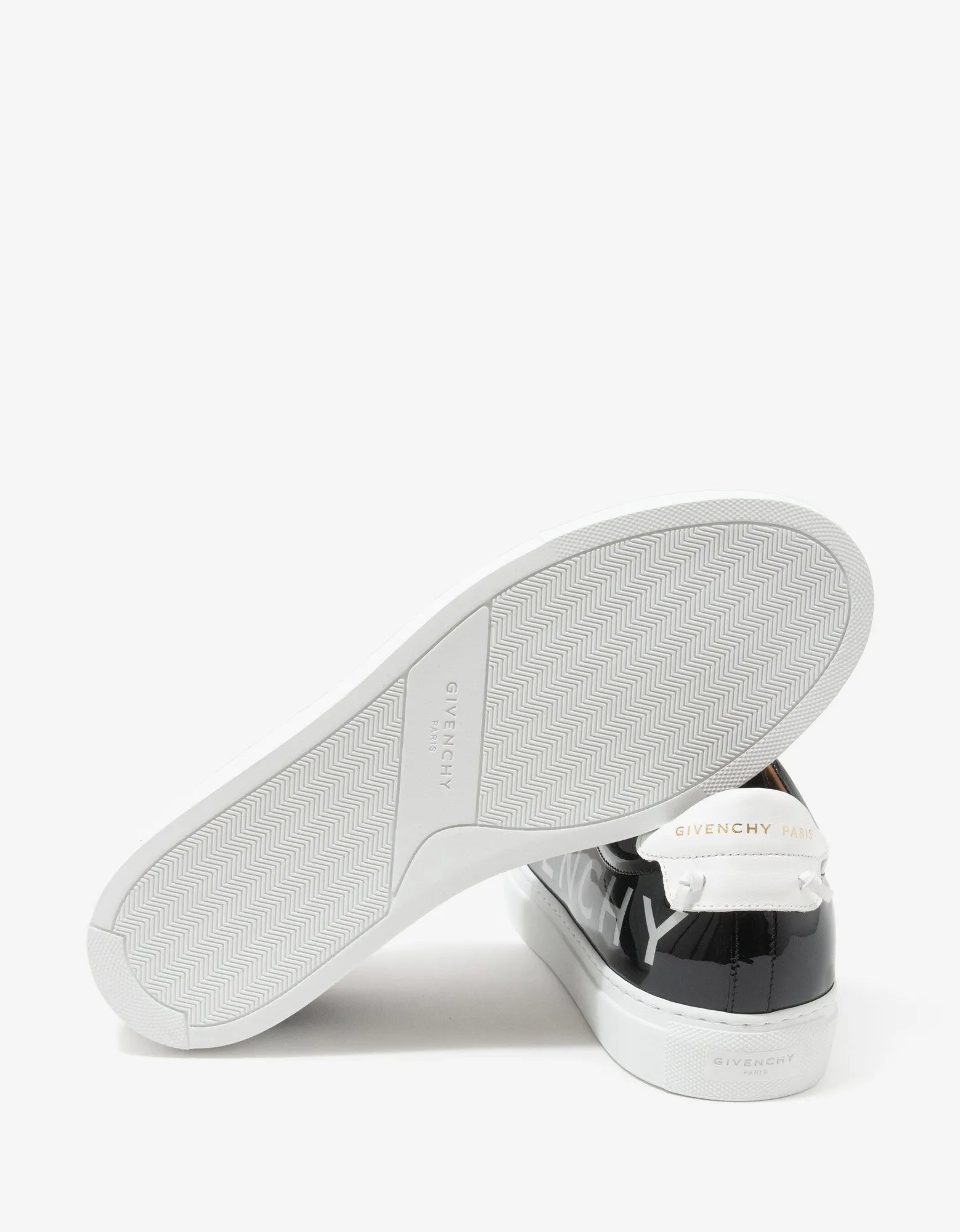 Black Urban Street Leather Trainers