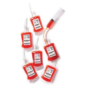 Blood Bag Drink Pouches, 10 count
