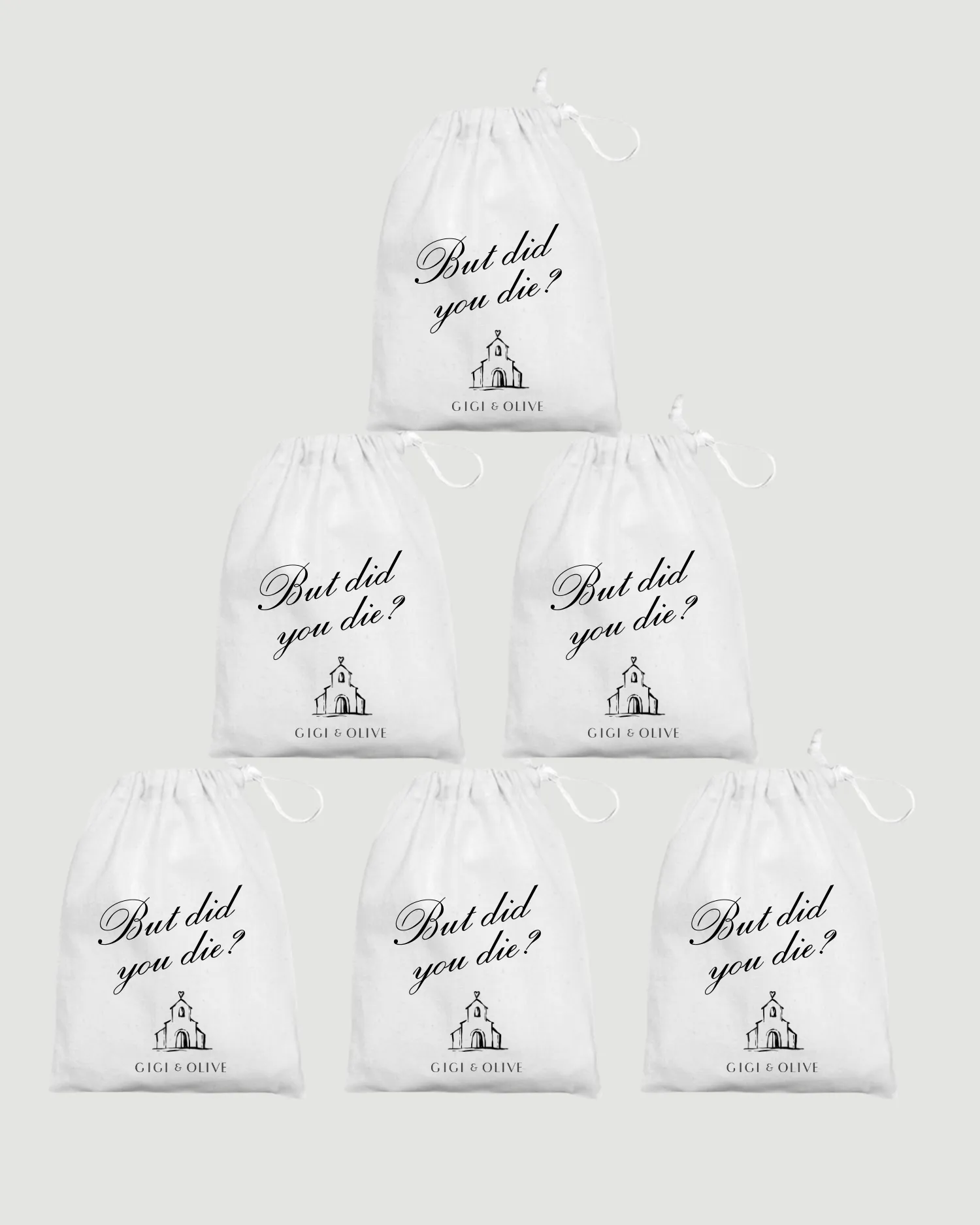 But did you die? Hangover kits (set of 6)
