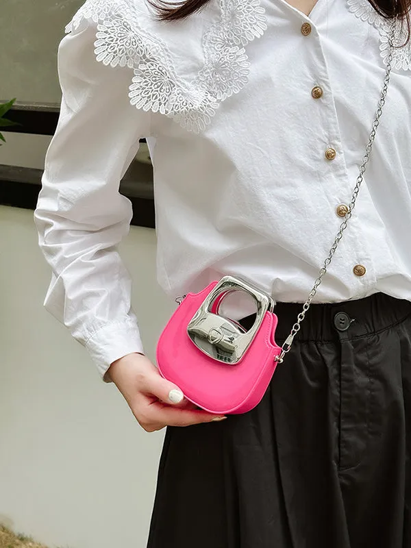 Chains Satchels Crossbody Bags