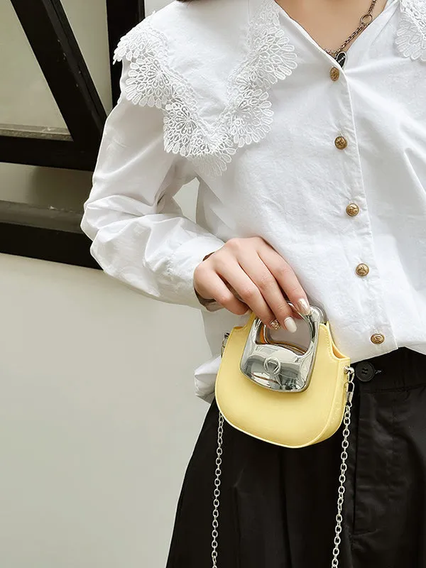 Chains Satchels Crossbody Bags
