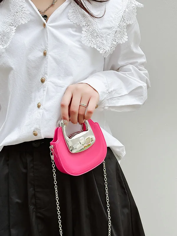 Chains Satchels Crossbody Bags