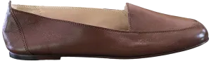 Chanel 1990s Marron Kid Ballet Flat Pumps Ballerines en Chevreaux Xtra Soft Sz 38.5, New!