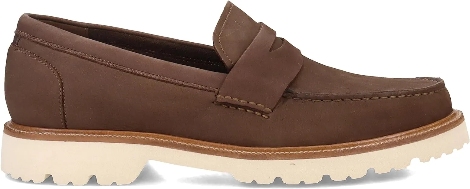 Cole Haan Men's American Classics Penny Loafers  Color Truffle Nubuck/Egret Size 11