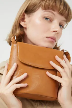 Compact Tan Handbag