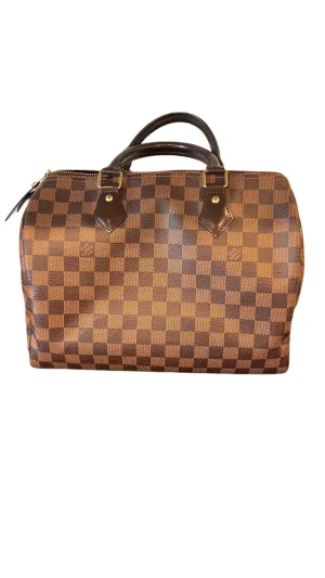 Damier Ebene Speedy 30- Louis Vuitton