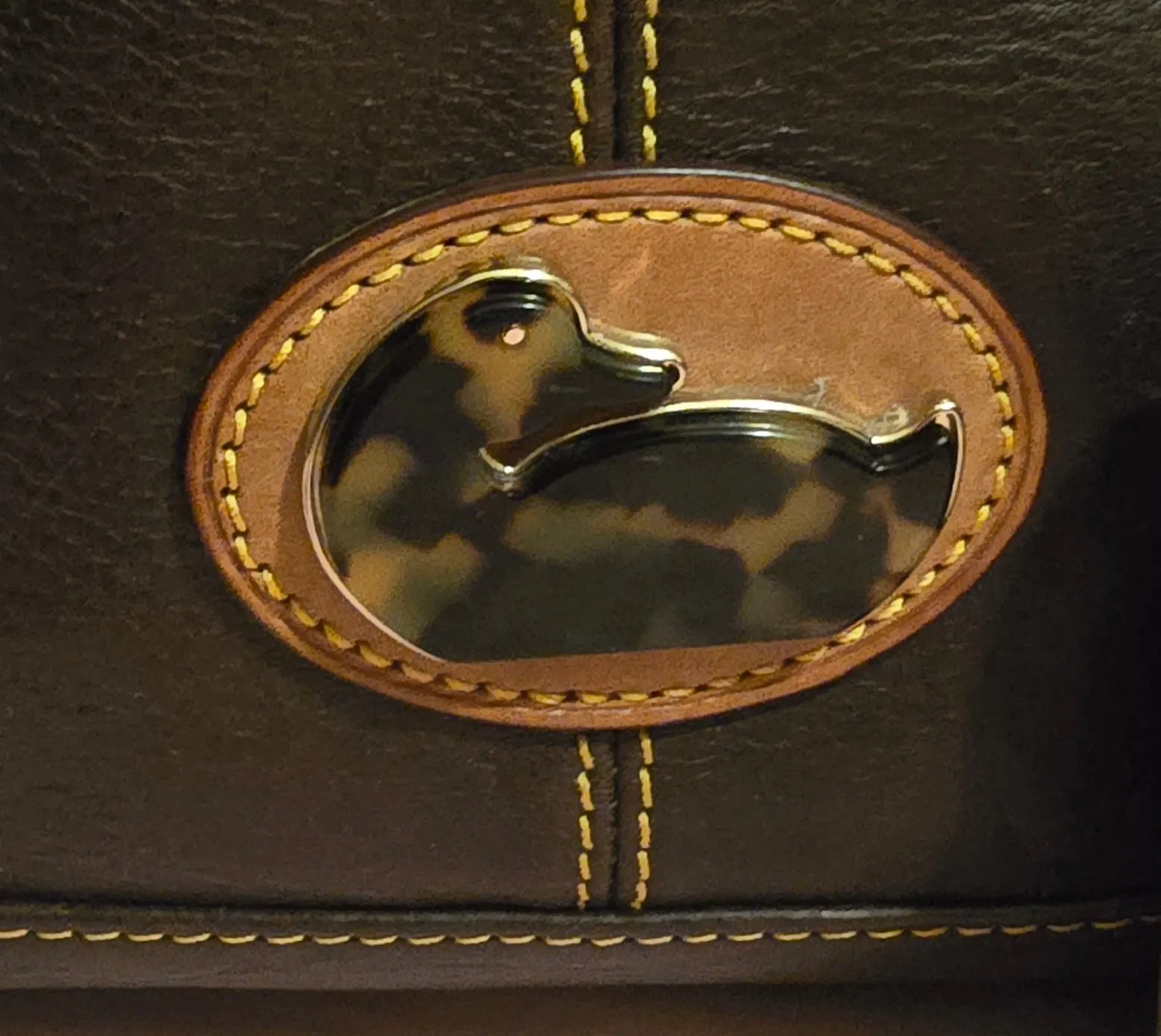 Dooney Bourke Italian Leather Large Hobo Shoulderbag Carryall with Match Wallet