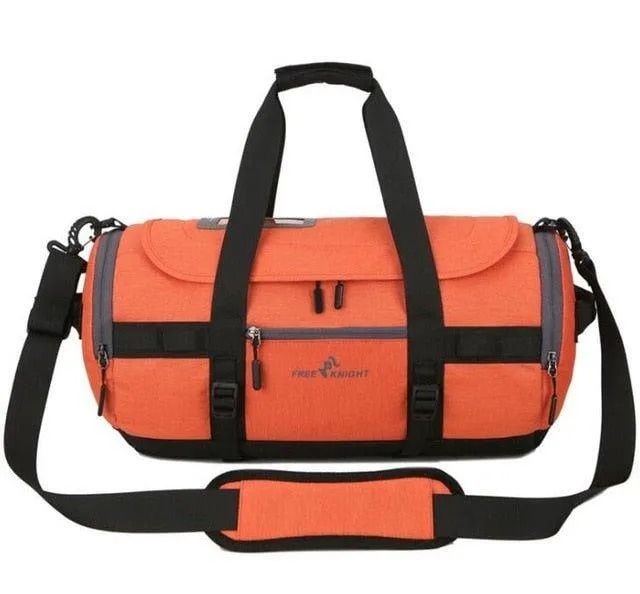 Duffel Sports Gym Bag Shoe Pocket Water Resistant