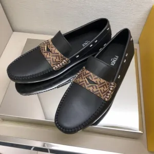 Feni Force Black Loafers For Men 7D1473