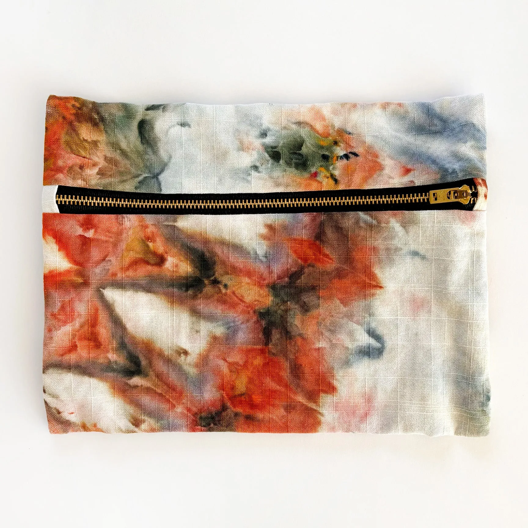Ice-Dye Zipper Pouch