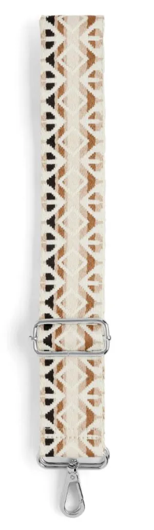Interchangeable Bag Strap - Brown Diamonds