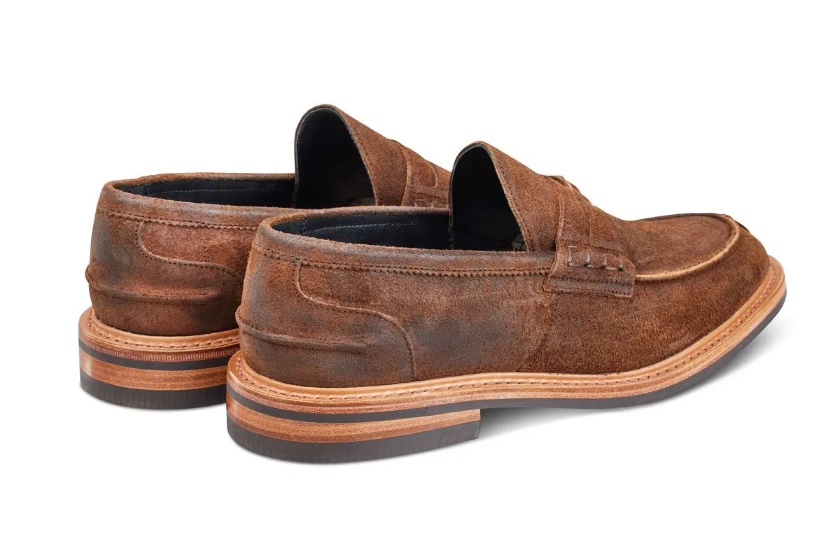 James Penny Loafer - Snuff Reverse Suede