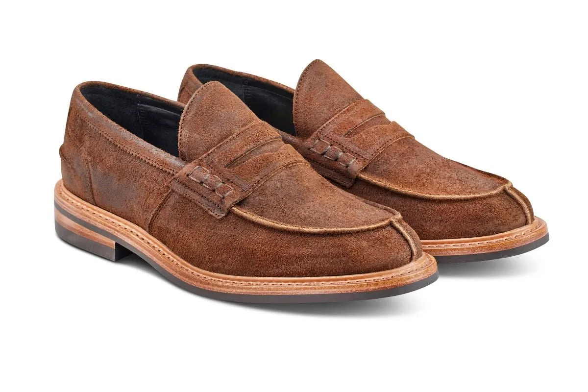 James Penny Loafer - Snuff Reverse Suede