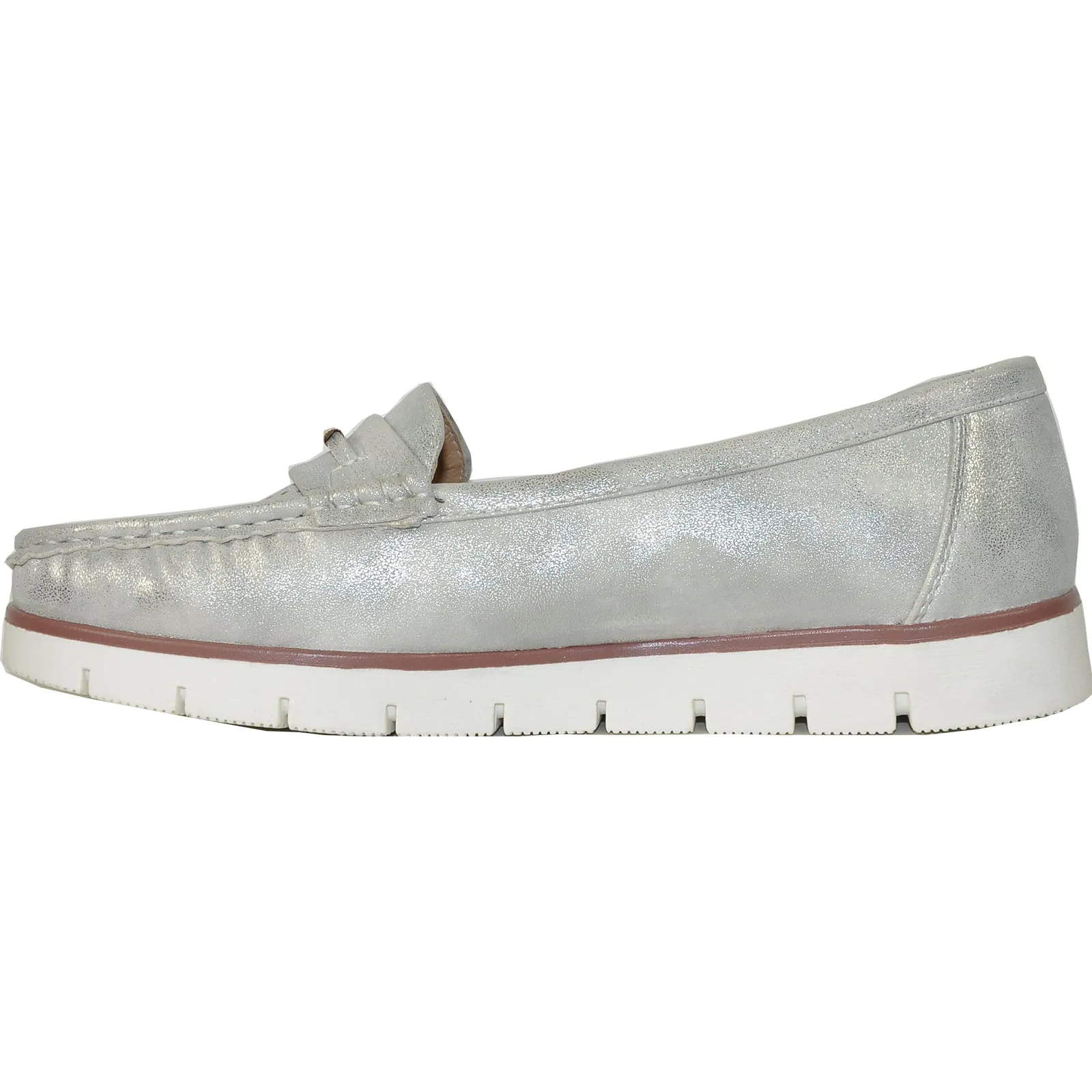 KOZI Women Casual Shoe OY8202 Comfort Shoe Silver