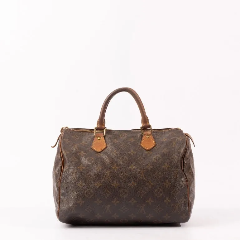 Louis Vuitton Monogram Canvas Speedy 30 Bag