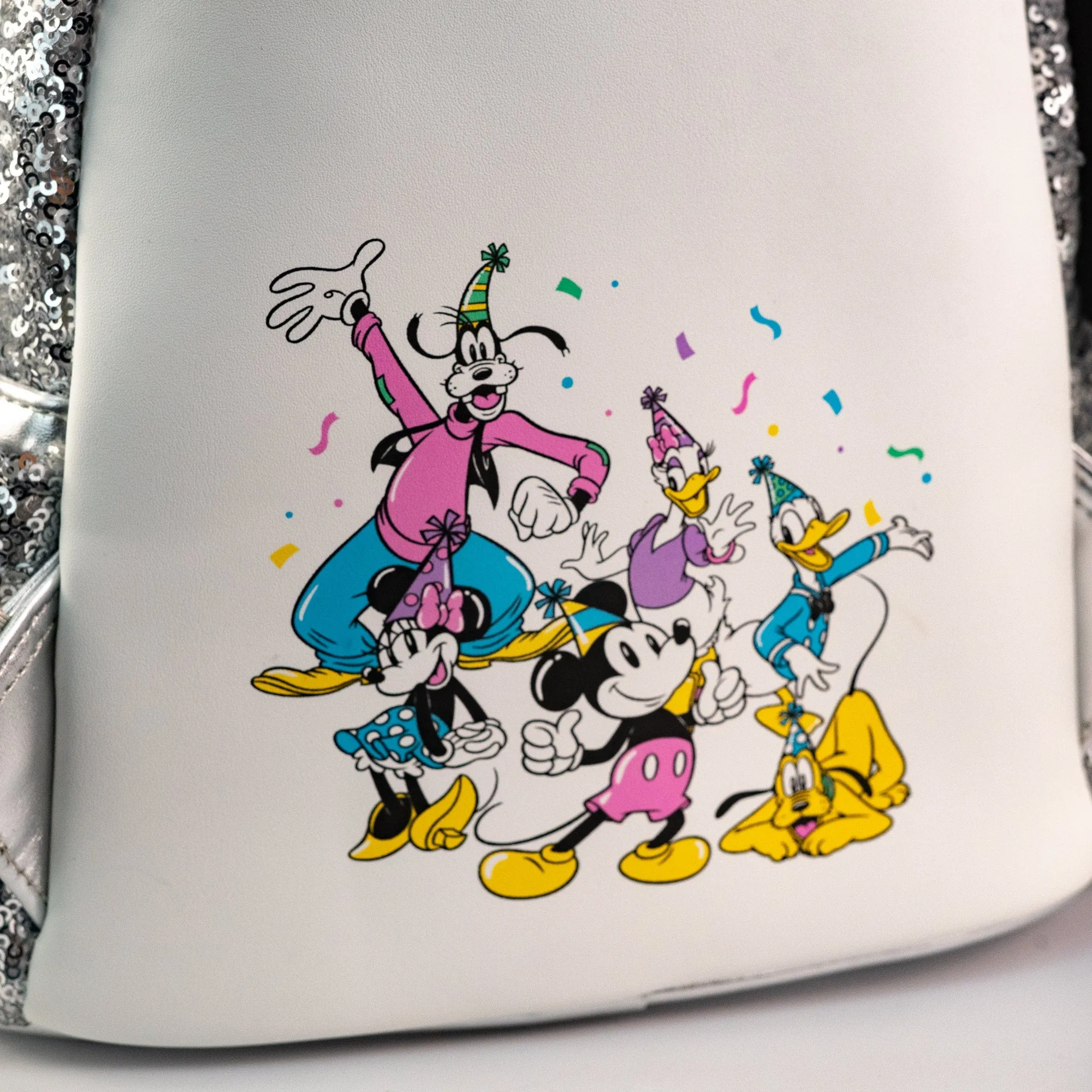 Loungefly x Disney Mickey and Friends Birthday Celebration Mini Backpack