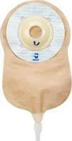 Marlen 77151 Ultralite 1-Piece Urostomy Pouch, E-Z Drain, Deep Convex, 1" Opening, Transparent
