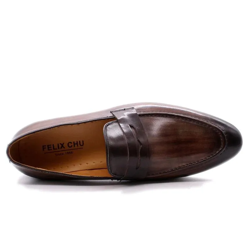 Men's Penny Loafers Genuine Leather Dress Shoes