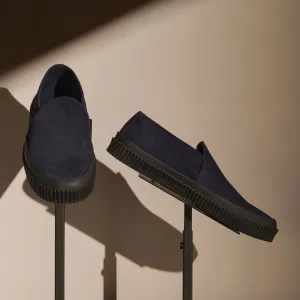 Men's Vulcanized Slip On Loafer - Navy