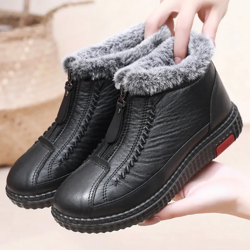Nanccy Warm and Non-slip Flat-bottomed   Boots