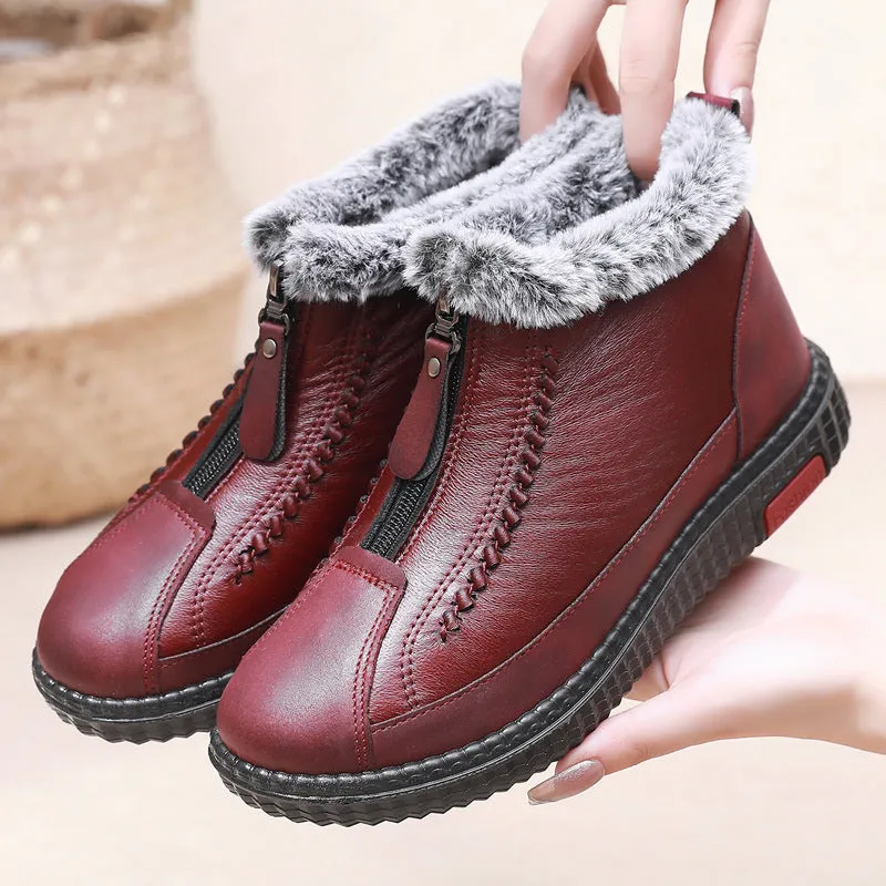 Nanccy Warm and Non-slip Flat-bottomed   Boots