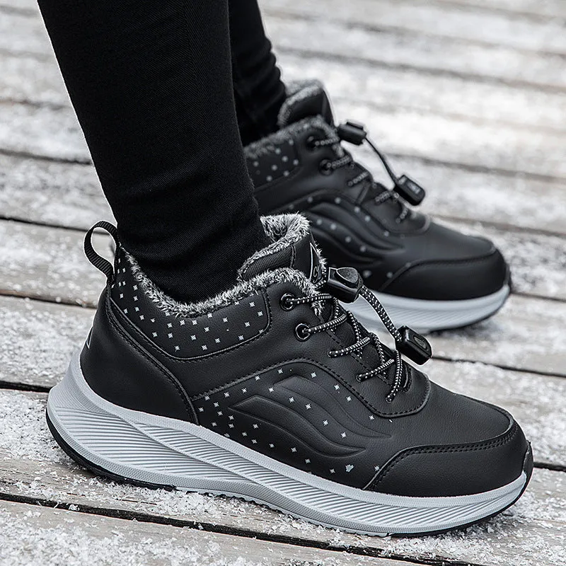 Nanccy Warm Non-slip And Comfortable Velvet Walking Shoes
