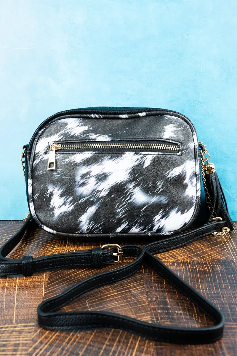 NGIL Cow-lifornia Dreaming Faux Leather Elly Crossbody