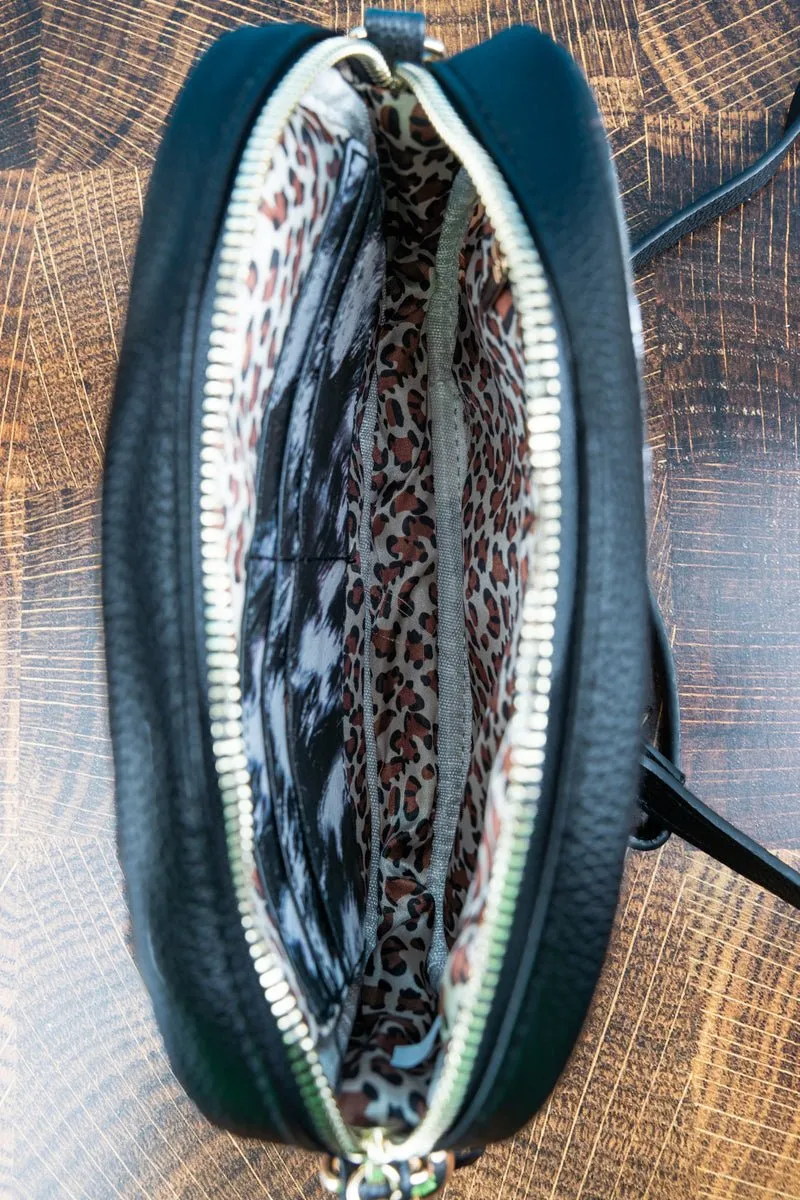 NGIL Cow-lifornia Dreaming Faux Leather Elly Crossbody