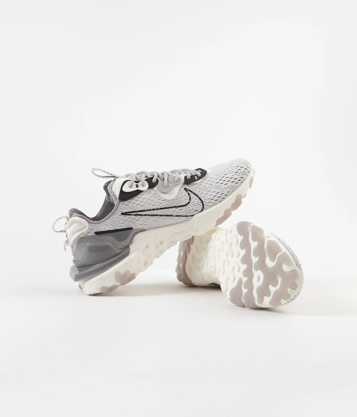 Nike React Vision Shoes - Vast Grey / Black - Sail - White