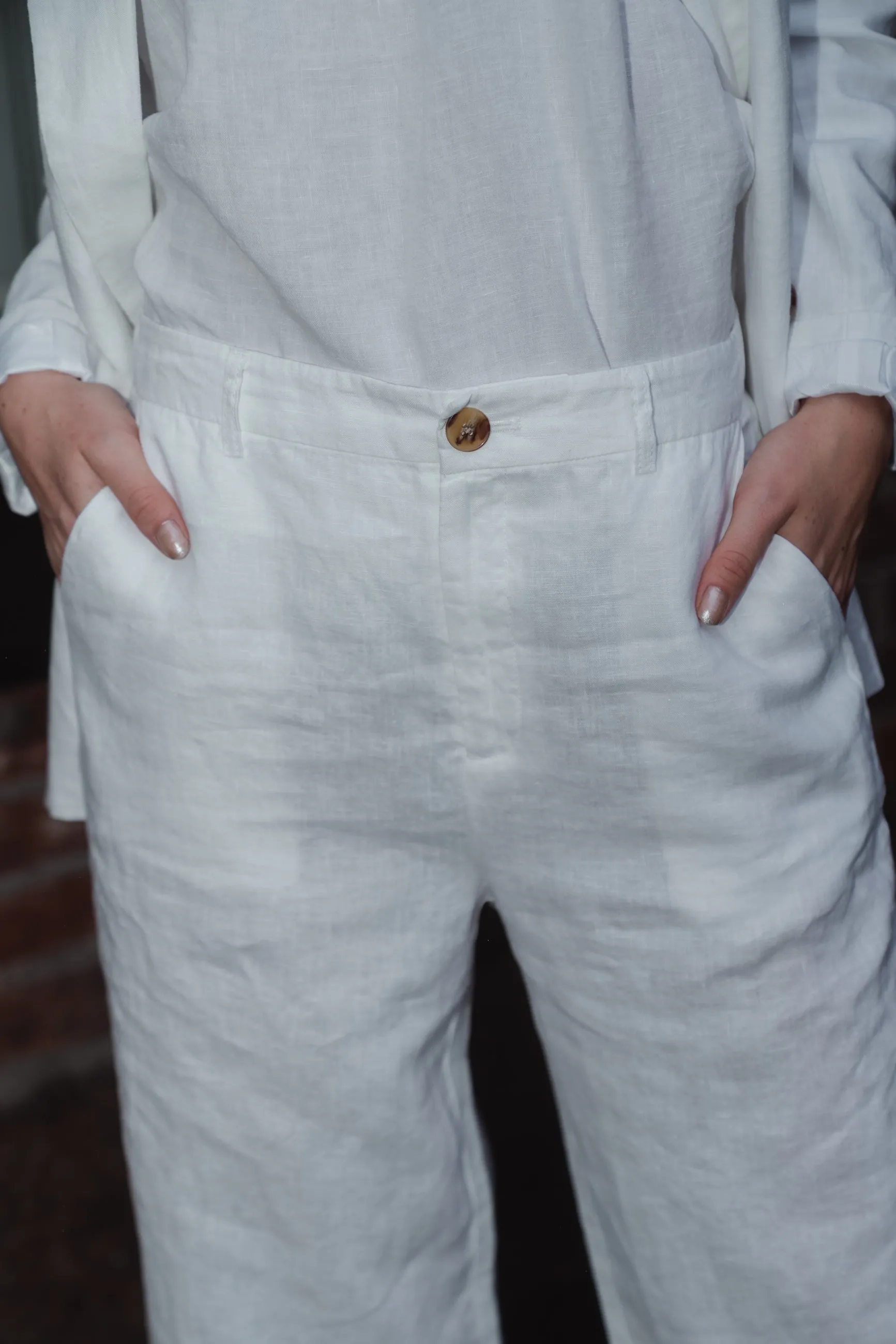 NinnesPW Pants - Bright White