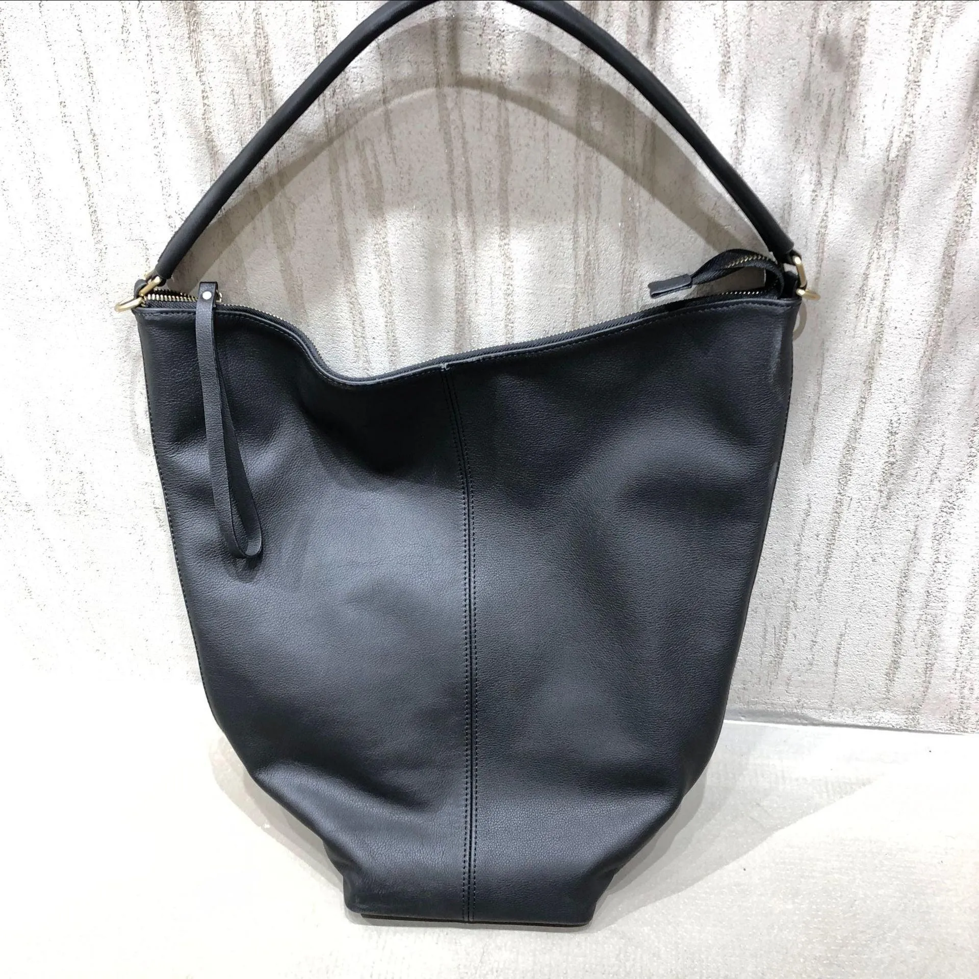 Oversized bag Large leather tote bag | Every Day Bag | Women leather bag Slouchy Crossbody Bag, Black Handbag for Women Soft Leather Bag