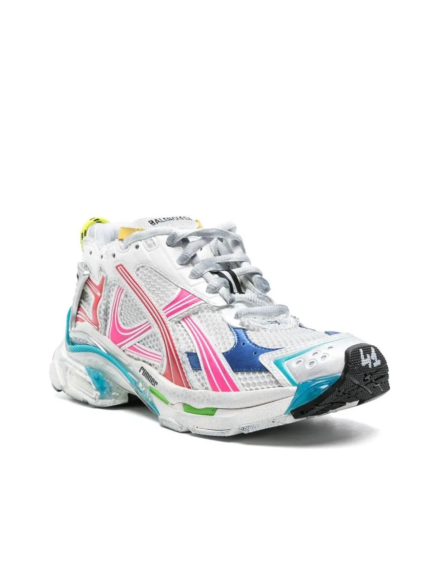 Panelled Mesh Sneakers