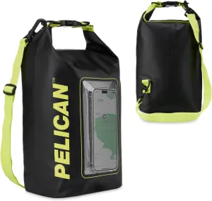 Pelican Marine Water Resistant Dry Bag 5L (Black/Hi Vis Yellow)